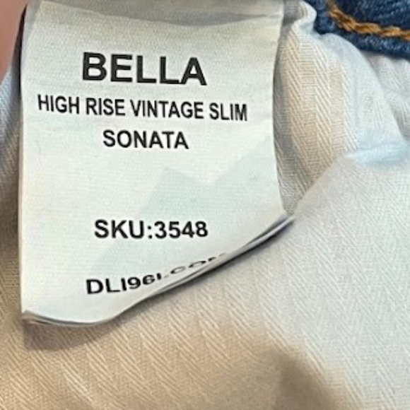 DL1961 Bella High Rise Jeans, Sz 29, like new! - Picture 7 of 7